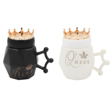 Κούπες κεραμικές σετ με στέμμα