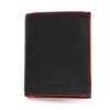 Δερμάτινο πορτοφόλι Black Red