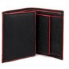 Δερμάτινο πορτοφόλι Black Red