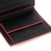 Δερμάτινο πορτοφόλι Black Red