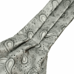 Γραβάτα-φουλάρι τύπου Ascot γκρι ανοιχτό - Image 2