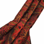 Γραβάτα-φουλάρι τύπου Ascot κόκκινο - Image 2