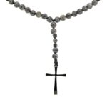 Ροζάριο με λαμπραντορίτη όνυχα και αιματίτη - Image 2