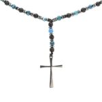 Ροζάριο με λάβα αχάτη και αιματίτη - Image 2