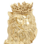 Διακοσμητικό Polyresin 14Χ9,5Χ25 εκ. Λιοντάρι Χρυσό