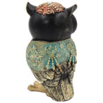 Διακοσμητικό Polyresin 9Χ9Χ17,5 εκ. Κουκουβάγια - Image 2