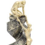 Διακοσμητικό Polyresin Φ10,5Χ26 εκ. Μαύρο Χρυσό