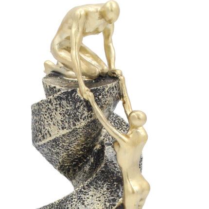 Διακοσμητικό Polyresin Φ10,5Χ26 εκ. Μαύρο Χρυσό