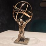 Άτλας με ουράνιες σφαίρες βερονέζ 20εκ.