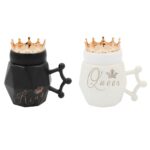 Κούπες κεραμικές σετ με στέμμα